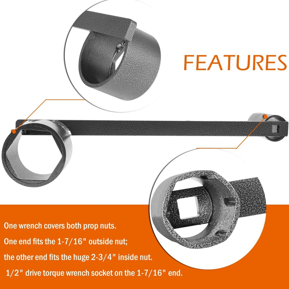 8M0129074 B3DUL Propeller Wrench Prop Wrench For MerCruiser Bravo III - Photo 2/4