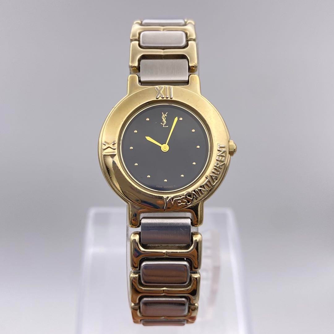 Orologio Yves Saint Laurent 2200 229789 Y Quarzo Donna Vintage Spedizione Gratuita