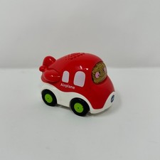 GUC Vtech Go Go Light Up Singing Airplane Small Red Plane Preschool Toy Vehicle