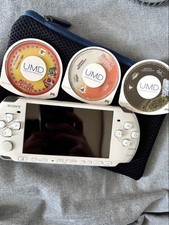 PSP Rare Psp Body White With 3 Umd Game Software Japan