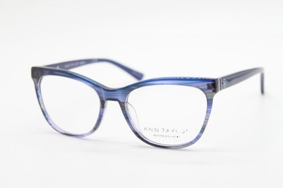 NEW ANN TAYLOR PETITE ATP827 C03 BLUE GREY AUTHENTIC EYEGLASSES 49-16