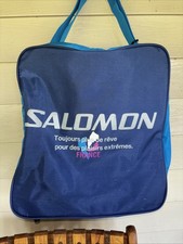 Salomon Ski Boot Gear Bag Blue Nylon Shoulder Strap Winter Sport