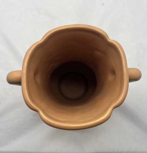 Vintage 1930's Weller Pottery Wild Rose Dogwood Vase Matte beige Vase 9.5" Tall - Picture 3 of 11