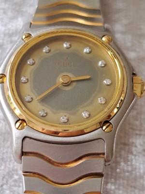 EBEL SPORT CLASSIQUE Damen Armbanduhr mit Brillanten Vintage