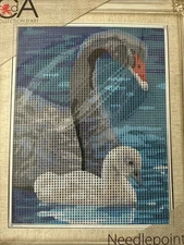 Rto Printed needlepoint tapestry   20x25 Cm  Kit With Floss