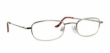 Telben-Mod-N Designer Large Metal Spring Hinge 56mm Reading Glasses in Gold 2.25