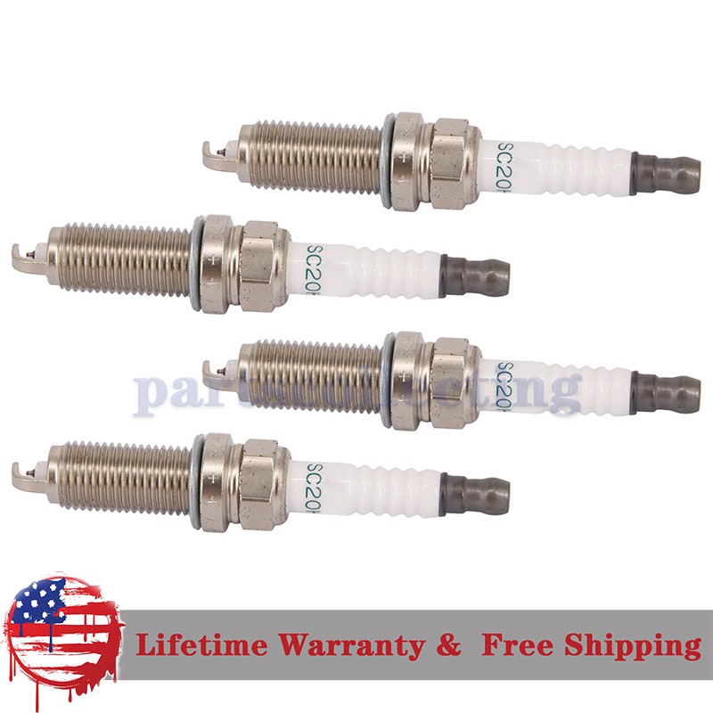 4PCS SC20HR11 Spark Plugs Fits For Toyota Lexus Repl Denso 90919-01253 3444 US