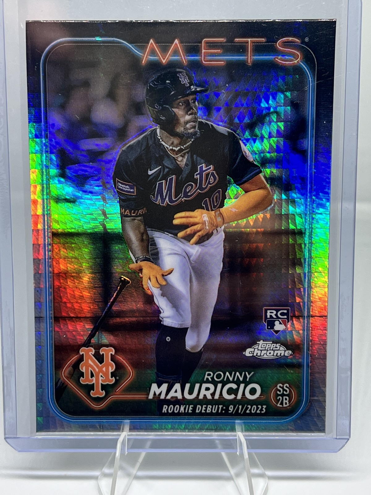 2024 Topps Chrome Update #USC41 Ronny Mauricio Prism Refractors RC