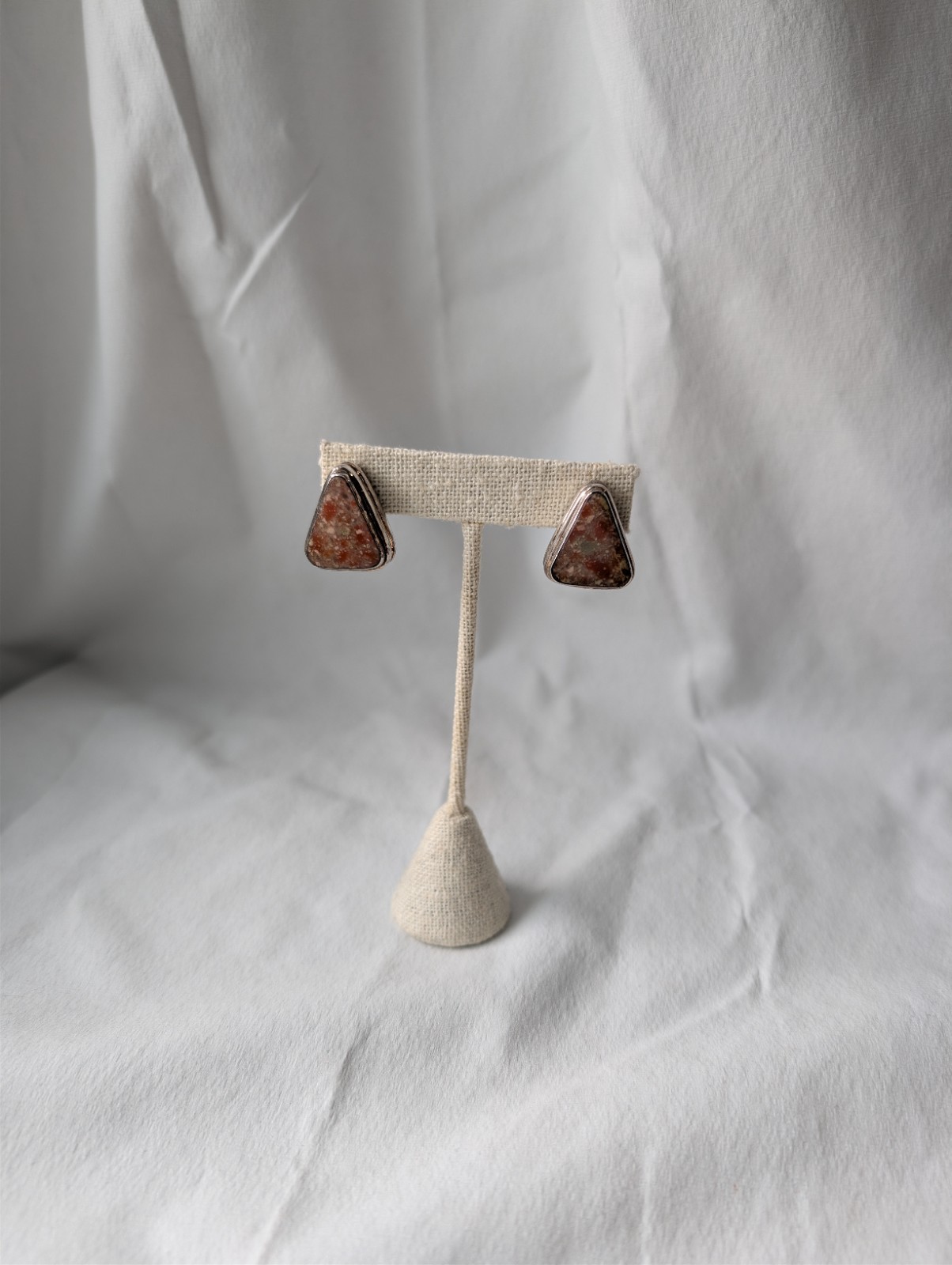 VTGSterlingSilver Bermuda Triangular Cut Jasper C… - image 6