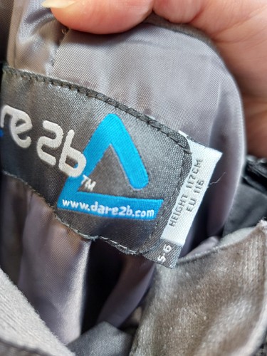 Dare 2B Ski Pants with Removeable Braces, Black- Age 5-6, Height 117cm - Picture 7 of 11