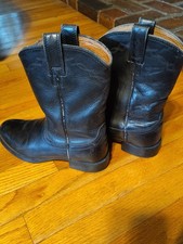 Ariat Boys Cowboy Boots Size 6B Black Round Toe Western Kids, Style 14501