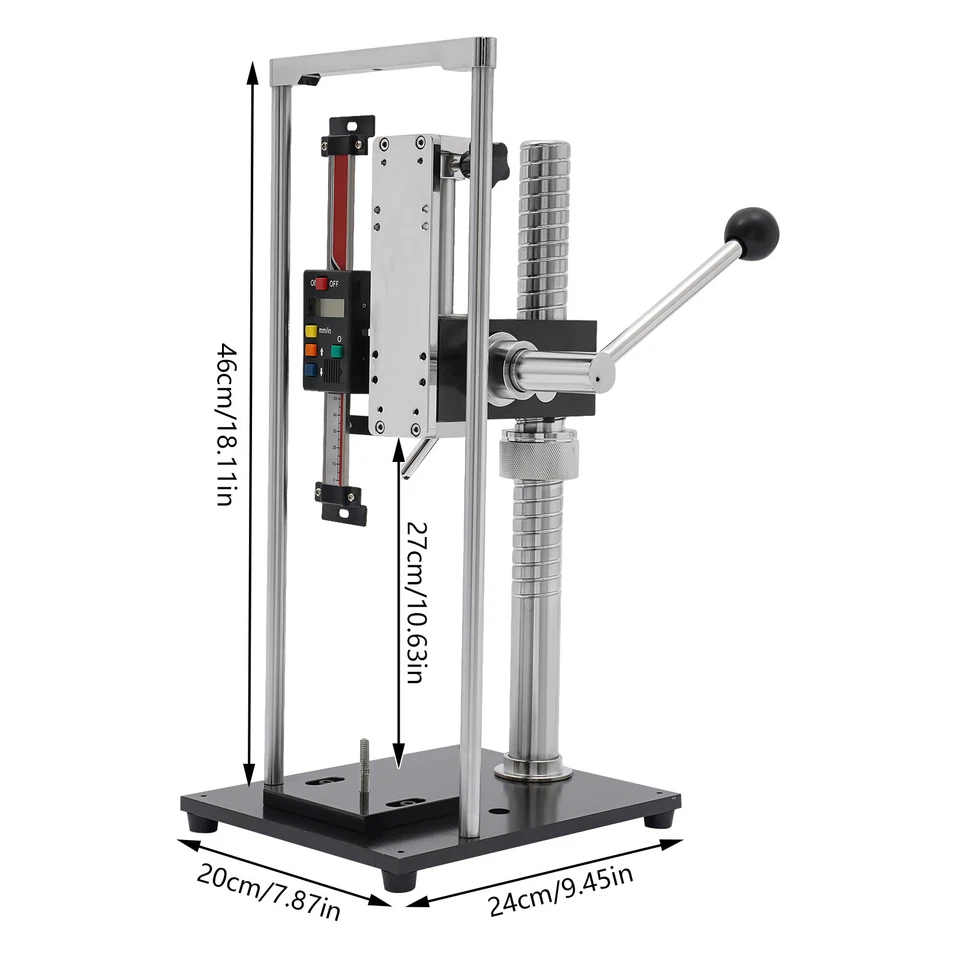 Probador de carga de presión de resorte 1000N estante estante de prueba de compresión de tensión de resorte Foto 2 de 4