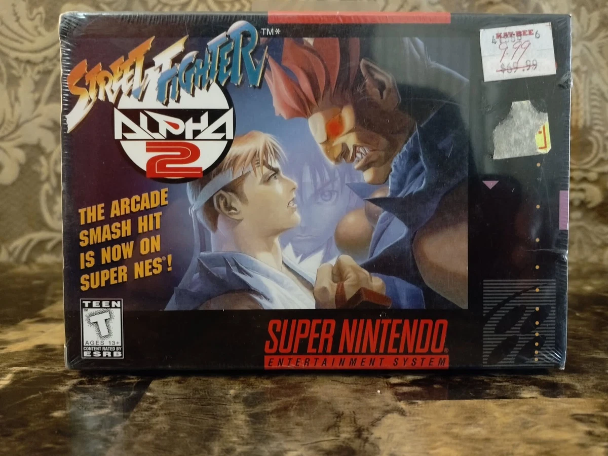 Nintendo SNES Street Fighter Alpha 2 Video Games for sale - eBay