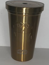 TAZA DE VIAJE STAR WARS CP30 METAL DORADO TAZA DE CAFÉ TAZA TÉ