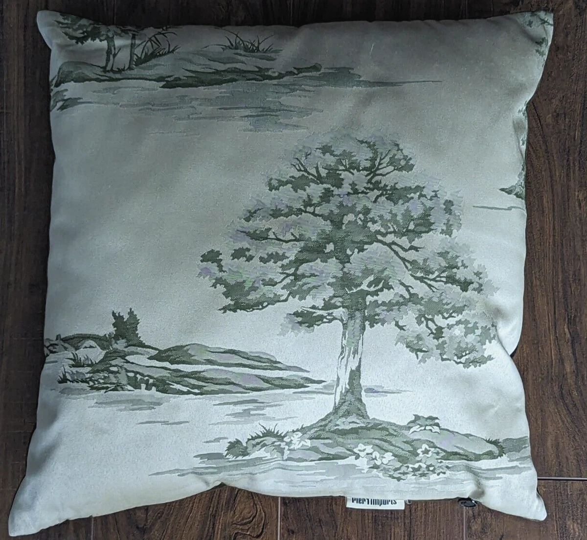 Pier one cheap green pillows