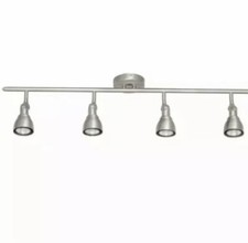 Hampton Bay 34-7/8  4-Light Brushed Nickel Fixed Track Lighting Kit, Free Ship 