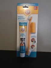 Arm  Hammer Dental Care Dogs Toothbrush  Toothpaste Vanilla Ginger Flavor NEW