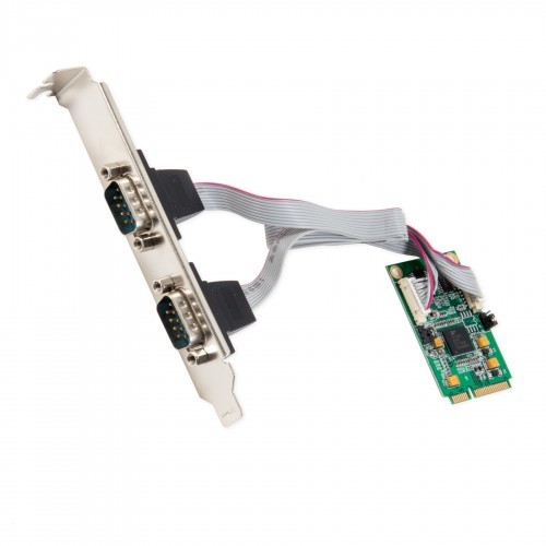 Syba SI-MPE15046 2 Port Serial Mini PCI-e Controller Card - Picture 1 of 1