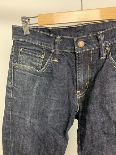 Levis 511 29x32 Jeans Dark Wash Blue Denim Cotton Straight Leg Free Returns  | eBay