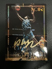 2016-17 Panini Noir Spotlight ANDREW WIGGINS Gold On Card Auto Autograph /125 SP