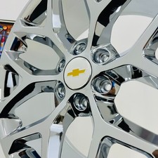 20" Chrome Snowflake Chevy Tahoe Suburban Silverado Wheels Rims CK156 2024 2023