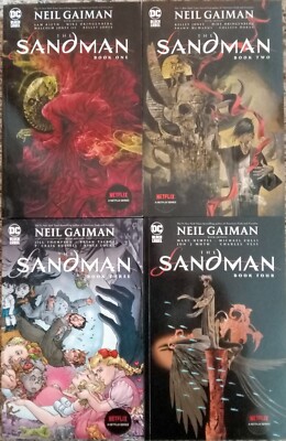 Sandman book lot full run #1-4 COMPLETE MATCHING SET - DC Black