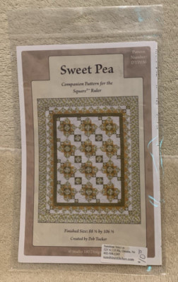 2011 Studio 180 Design SWEET PEA By Deb Tucker Quilt Pattern Leaflet - NEW