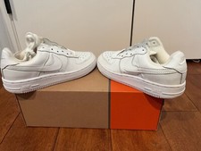 NIKE AIR KID FORCE 1 PS "TRIPLE WHITE" PRESCOLARE US TAGLIA 1,5Y NUOVA VECCHIO MAGAZZINO