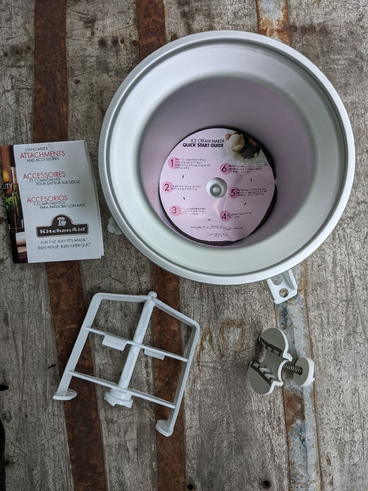 KAICA Ice Cream Maker Bowl Attachment for KitchenAid Mixer eBay