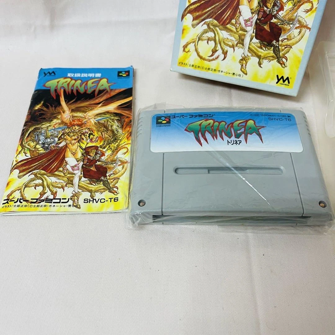TRINEA Nintendo Super Famicom SFC Boxed Japan Import SNES RPG NTSC-J
