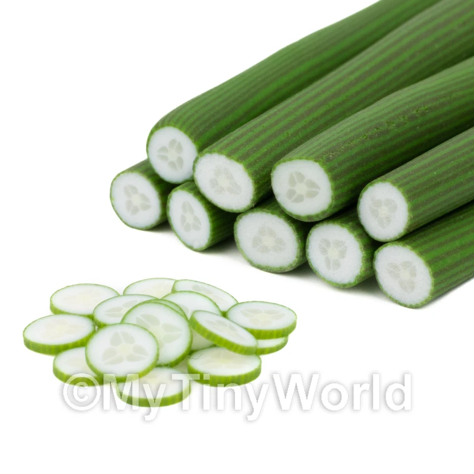 MYTINYWORLD Handmade Cucumber Nail Art Cane
