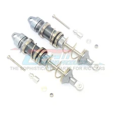 GPM Aluminum Front Double Section Spring Dampers 105mm Grey : TALION 6S BLX