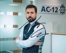 MARTIN COMPSTON signed Autogramm 20x25cm LINE OF DUTY in Person autograph COA