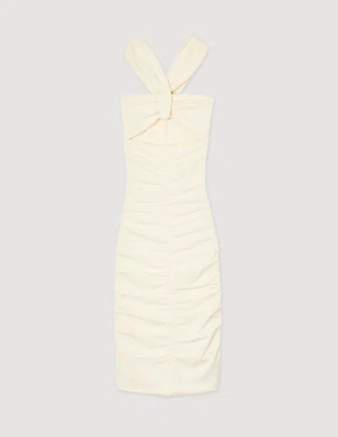 Sandro Women's Mery Ruched Knit Sheath Dress, Style Sandro Women's Mery Ruched Knit Sheath Dress, Style