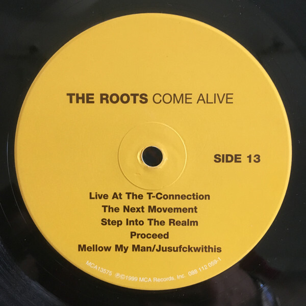 The Roots / The Roots Come Alive 1999 US Original Edition 2LP