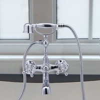 Co-z Bathroom Clawfoot Shower Bathtub Combo Faucet 4.7-6.12 Centers Two Hand... on sale Co-z Bathroom Clawfoot Shower Bathtub Combo Faucet 4.7-6.12 Centers Two Hand... on sale