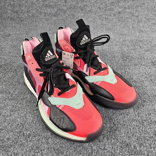 NEW ADIDAS Men's 13 ZONEBOOST Kaizam Multicolor Lace Up Basketball Shoes EG5764 - Picture 3 of 15