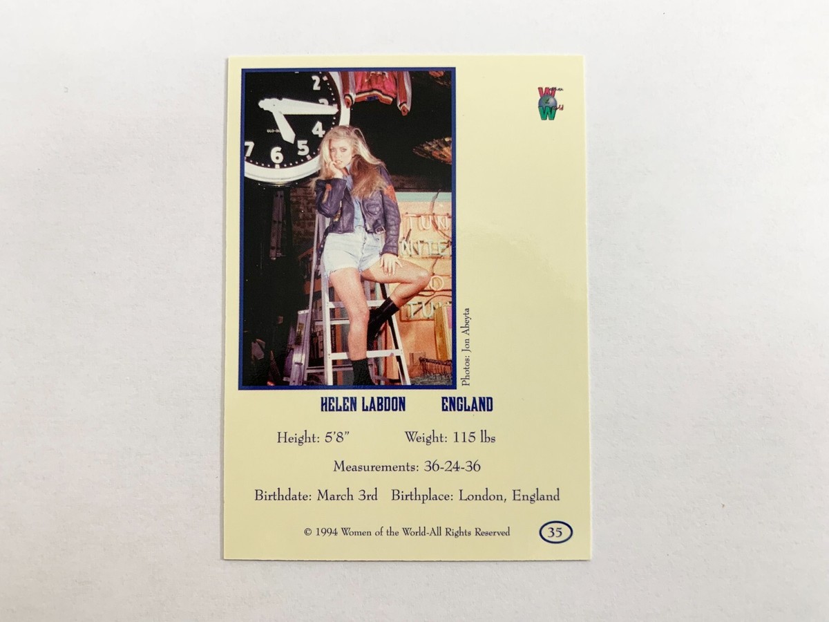 Helen Labdon England Women of the World 1994 Card # 35 | eBay