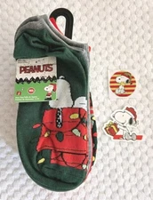 Peanuts Socks, 9 pairs, No Show, 4-10, Peanuts Holiday Socks, Snoopy, 2024