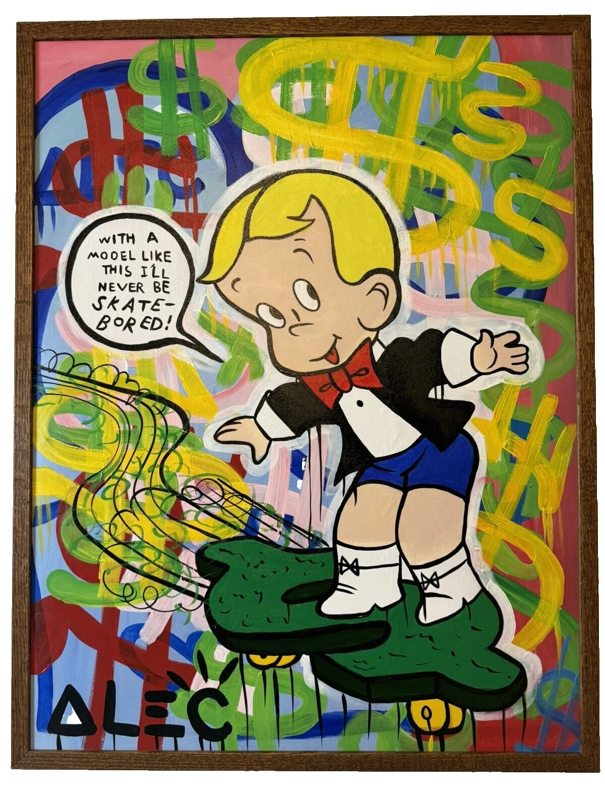 Canvas Celebrities Alec Monopoly Art Paintings