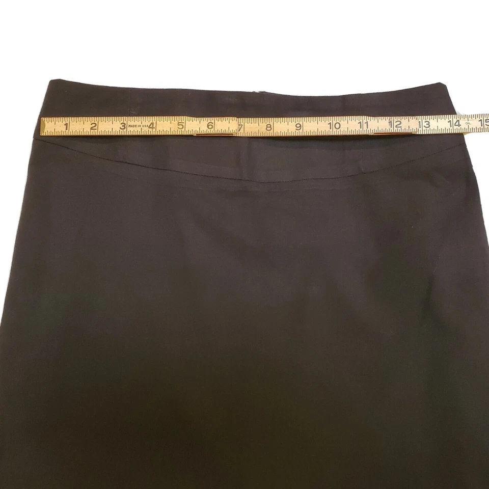 Falda lápiz recta negra Takara Junior con abertura trasera estilo clásico talla 5 Foto 2 de 4