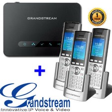Grandstream DP750 Bundle DECT VoIP Base Station with 3 DP730 Cordless Handsets