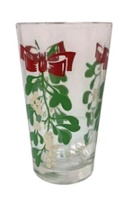 Vtg Boscul Peanut Butter Glass Mistletoe 5" HTF