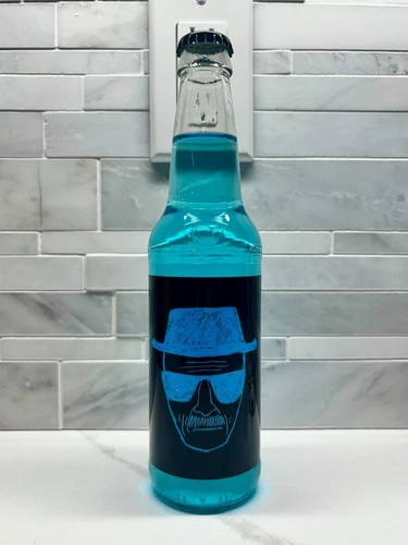 Breaking Bad Heisenberg Walter White Blue Soda Rocket Fizz NEW, DISCONTINUED