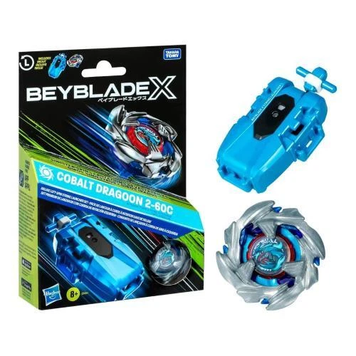 BEYBLADE-X - COBALT DRAGOON 2-60C DELUXE LAUNCHER