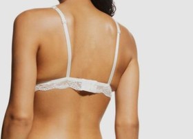 $176 Lise Charmel Women's Ivory Splendeur Soie Silk Lace Bra Size M