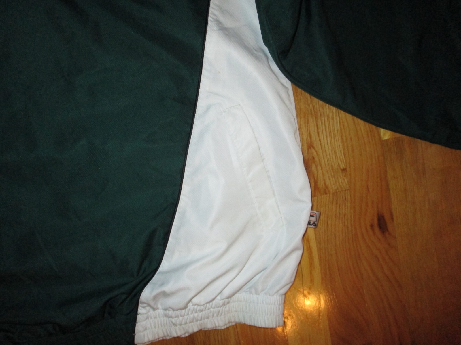 FILA Pullover frangivento da uomo verde bianco colore verde taglia XL