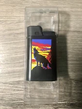 Black Marlboro Unlimited Disposable Djeep Lighter with Coyote Graphic