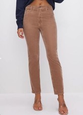 Good American Good Classic Women  s Corduroy Pants, Putty001