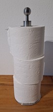 Halter für Küchenrollen Papierrollen Zewa Toilettenpapier Handgef. Edelstahl